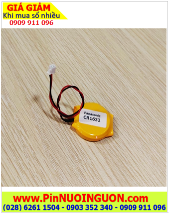 Pin CMOS CR1632, Pin nuôi nguồn CMOS Lithium 3v Panasonic CR1632 (Zắc cắm) /Xuất xứ Indonesia